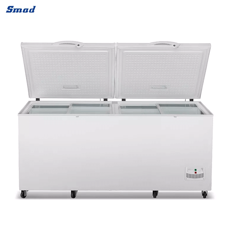 Smad 14.9/18.4 Cu. Ft. Double Door Deep Chest Freezer with Mechanical temperature control